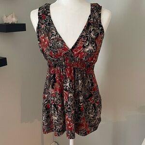 Agenda Black and Tan Patterned Accessory